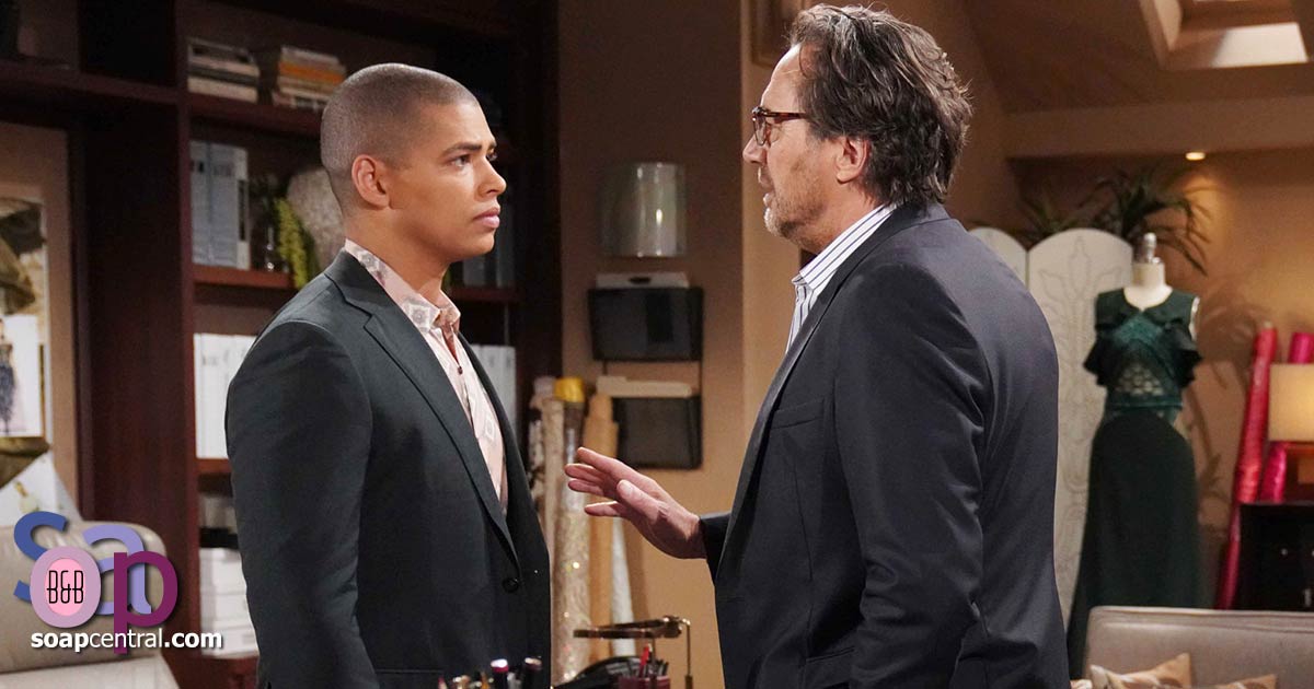 Ridge helps Zende understand Eric's choices